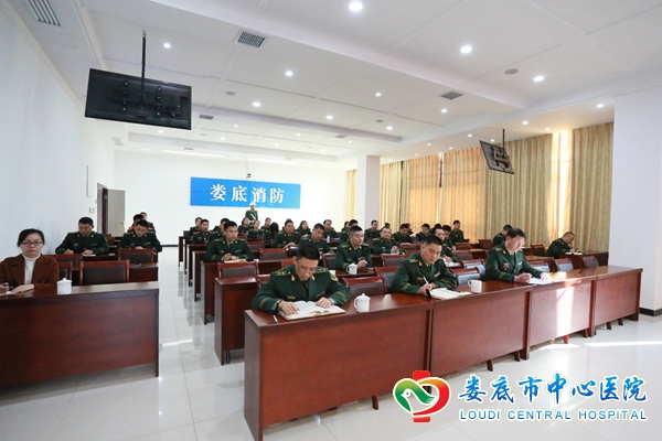 我院流感防治讲座进军营