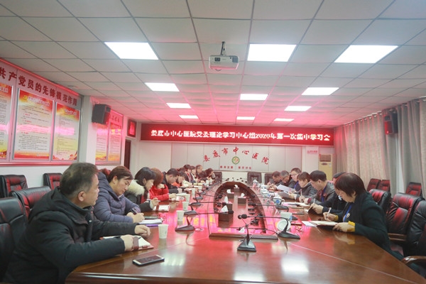 我院党委理论学习中心组开展2020年第一次集中学习