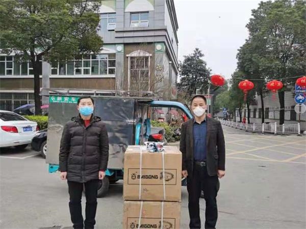 爱心企业和市民为我院捐赠防护物资