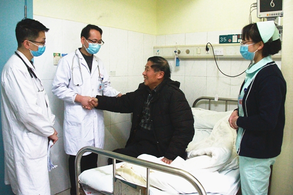 “谢谢你们，让我们感受到了家的温暖！”