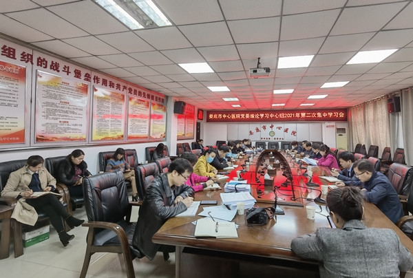 我院党委理论学习中心组开展2021年第二次集中学习
