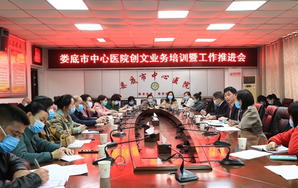 我院召开创文业务培训暨工作推进会