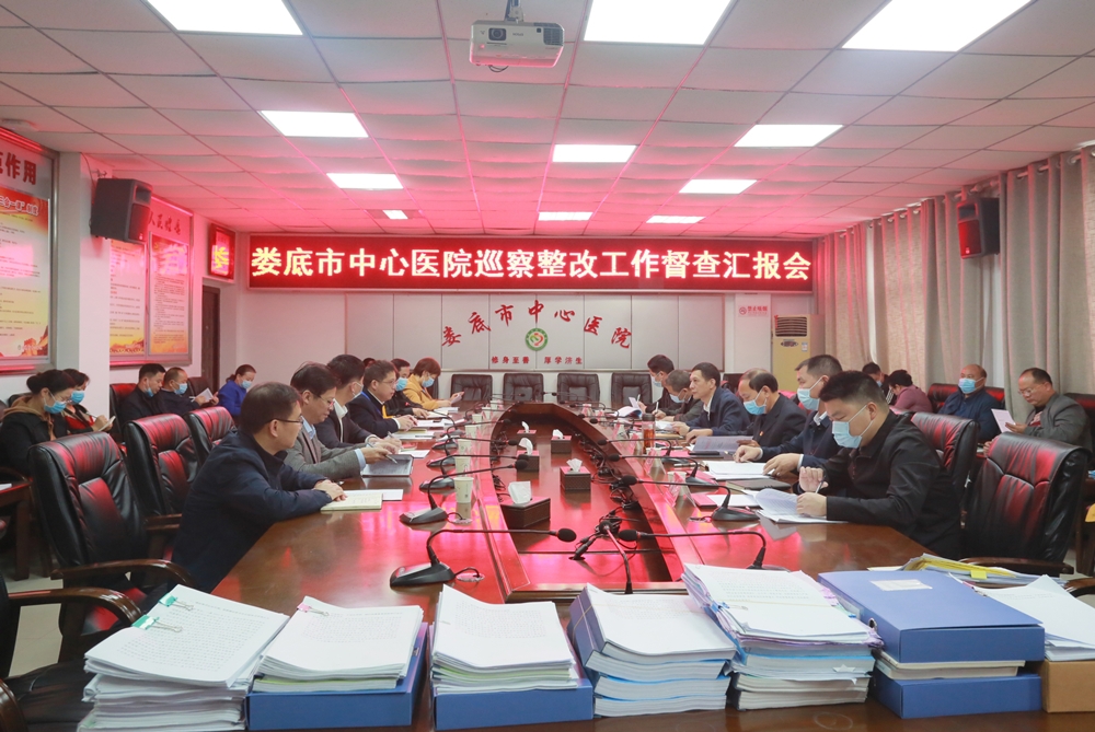 市委巡察整改督查组到我院督查工作